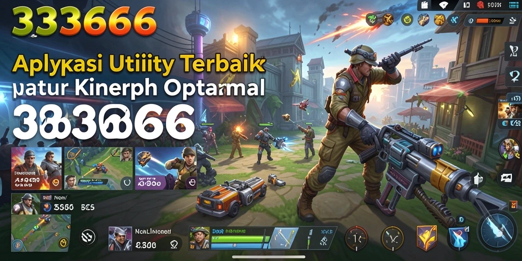Screenshot utama 333666 menunjukkan antarmuka aplikasi Utility yang user-friendly.