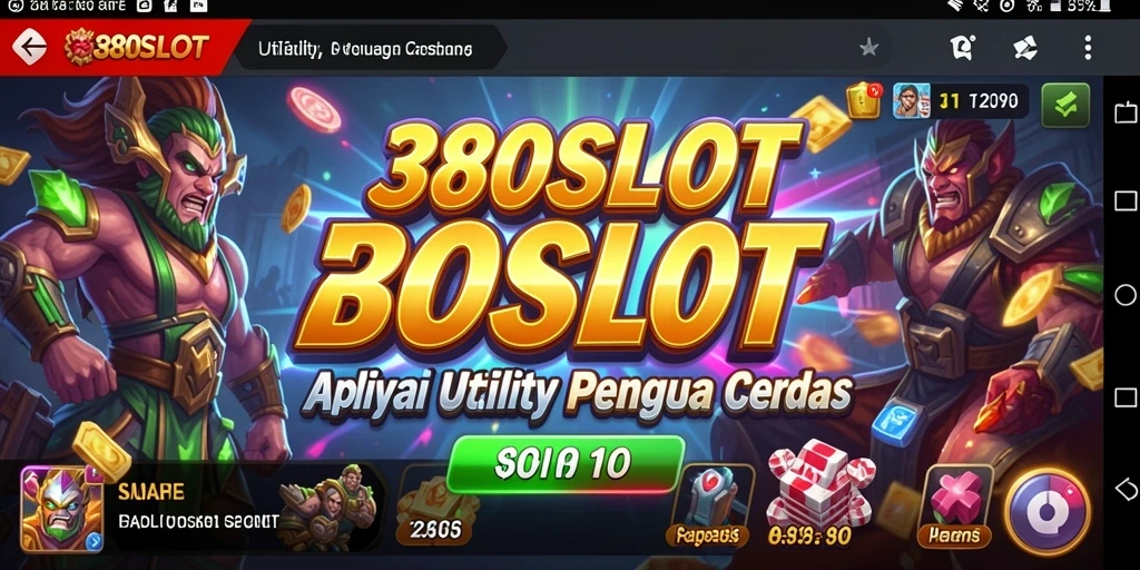 Tampilan antarmuka pengguna 380SLOT yang intuitif dan menarik.