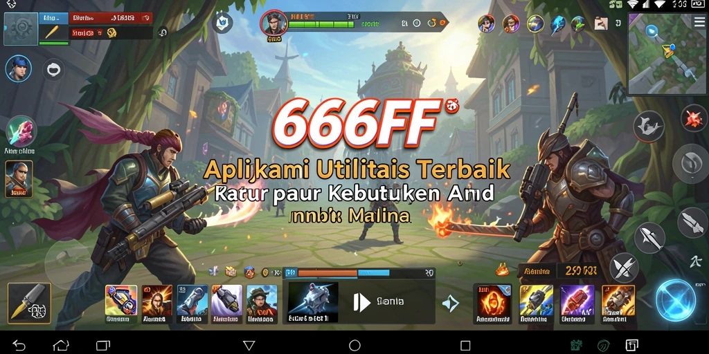 Screenshot utama aplikasi 666FF yang menampilkan fitur utilitas yang luar biasa.