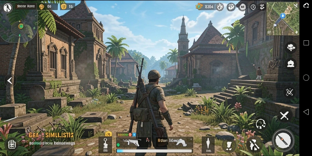Tangkapan layar dari gameplay 8364 menunjukkan pengalaman simulasi yang mendalam.