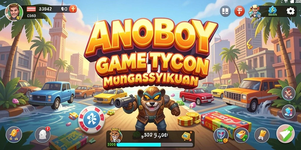 Tampilan menarik gameplay Tycoon di ANOBOY.