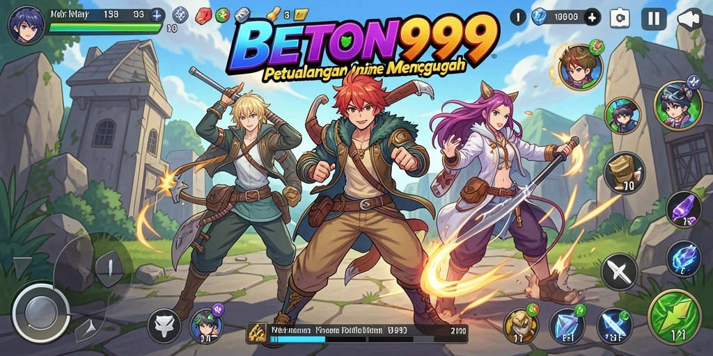Tampilan gameplay BETON999 yang memukau dan penuh aksi.