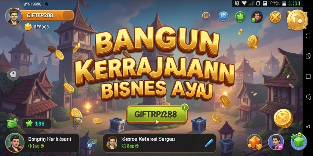 Screenshot GIFTRP288 menampilkan gameplay Tycoon yang seru dan interaktif.