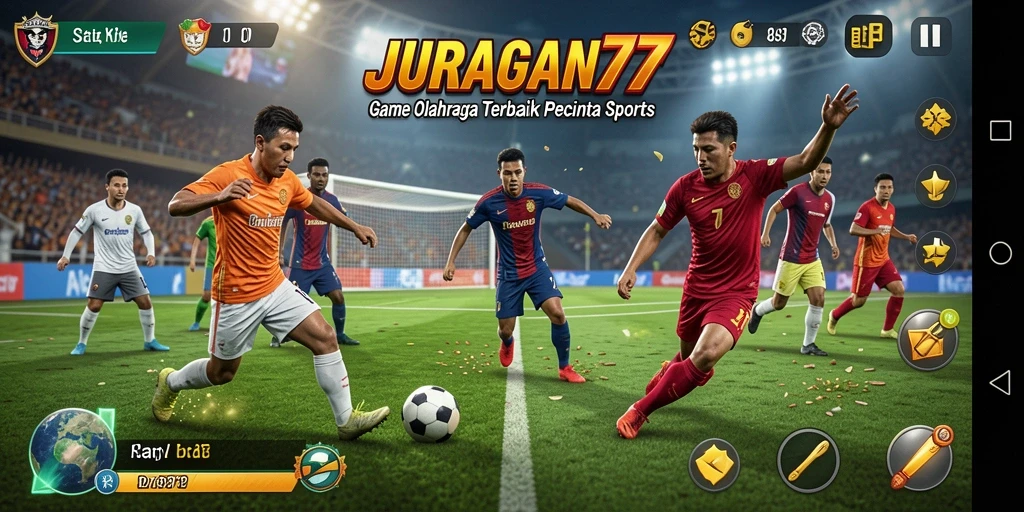 Tampilan gameplay menarik dari JURAGAN77 di dunia olahraga.