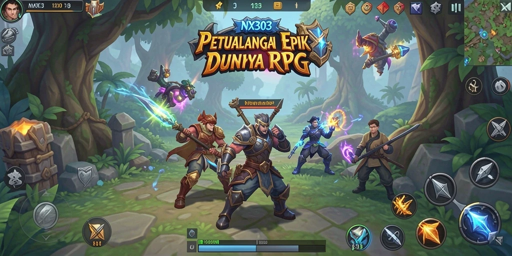 Gameplay RPG yang seru dan mendebarkan di NX303.