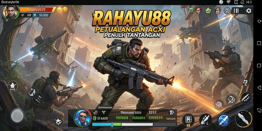 Tampilan gameplay RAHAYU88 yang penuh aksi dan tantangan.