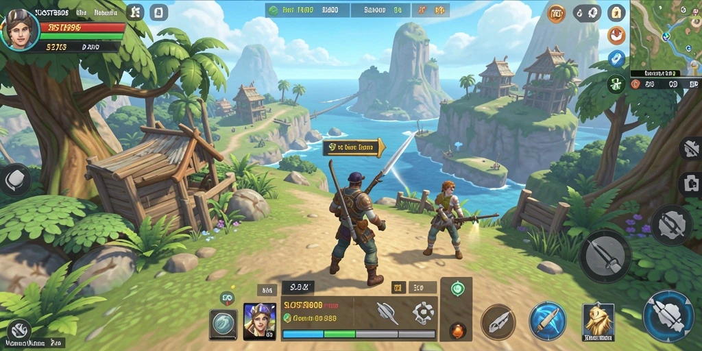 Tampilan menarik gameplay SLOST8808 dalam lingkungan Open World.