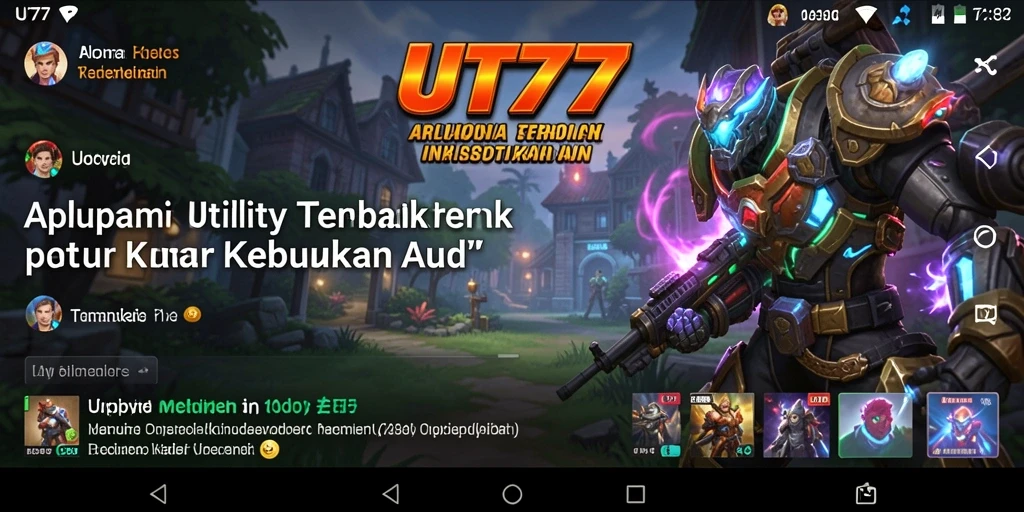 Tampilan utamanya menunjukkan fitur-fitur Utility yang efisien.