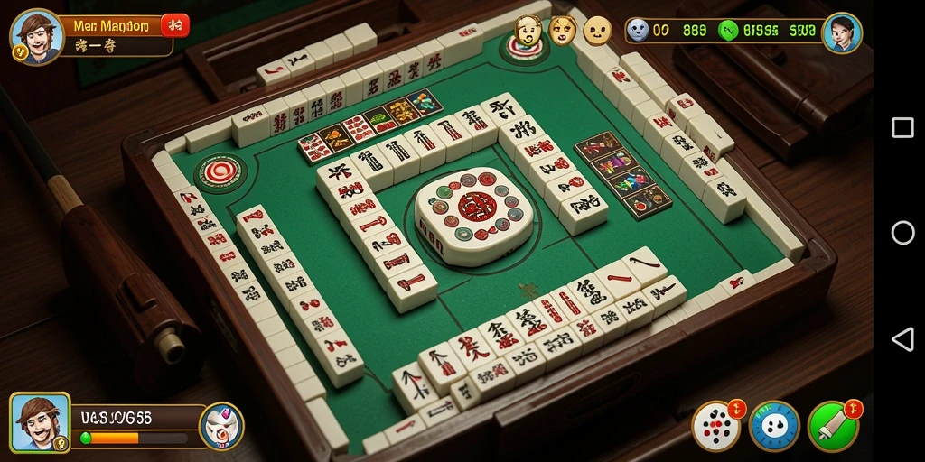Screenshot gameplay Mahjong VC55 yang menarik dan penuh strategi.