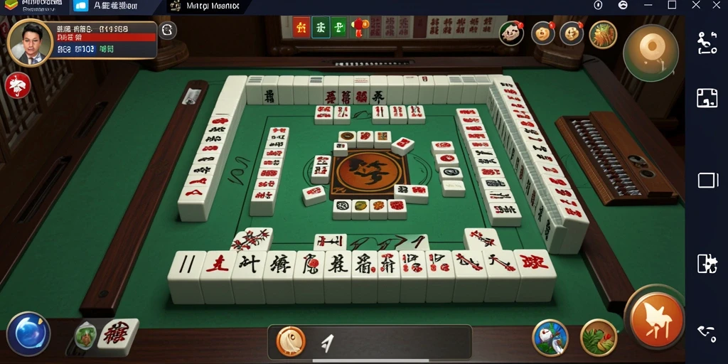 Screenshot gameplay VM108 menampilkan keseruan permainan Mahjong.