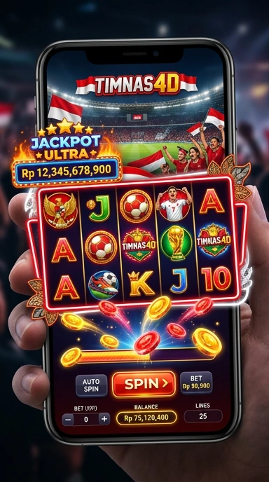 Antarmuka unduh aplikasi timnas4d yang sederhana.